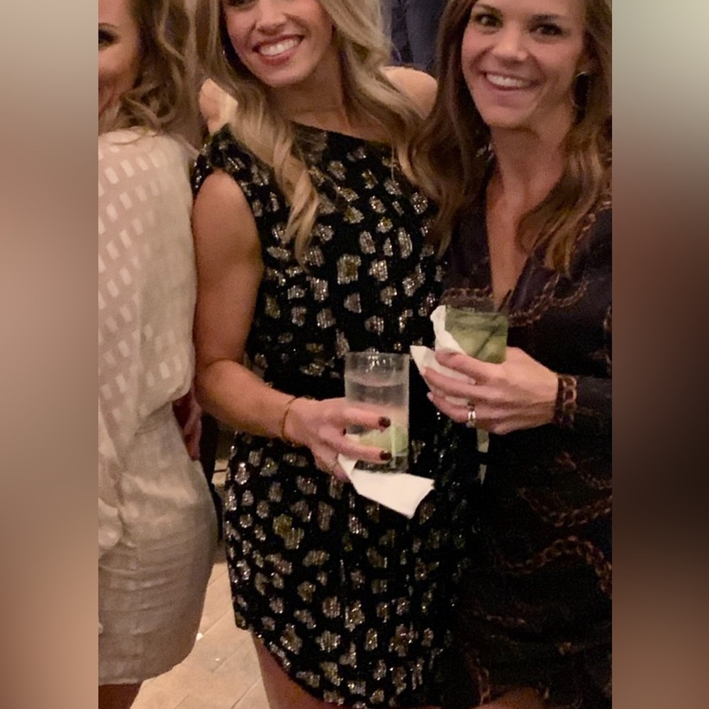 Beaded retrofete cocktail dress, size small